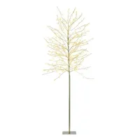 MARELIDA LED Baum Lichterbaum gold 180cm 720LED Innen Außen