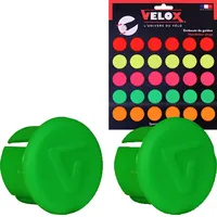 Velox Lenkerstopfen VERT FLUO Kunststoff. neongrün