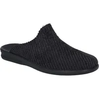 Josef Seibel Belfort 123, Männer Hausschuhe,Weite G (Normal),Pantoletten,Latschen,Schlappen,hofschuh,schwarz,42 EU