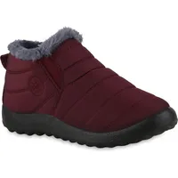VAN HILL Winter Boots in Burgund