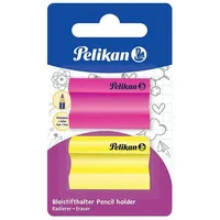 Pelikan Radiergummi NEON, 818094, für Bleistifte, sortiert, Kunststoff, 2