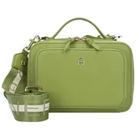 Aigner Zita Handtasche Leder 22 cm grün