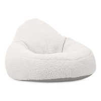 Konsimo® Sitzsack COSMO Sitzhocker Sitzpouf, mit Polystyrolkugeln gefüllt, zeitloses