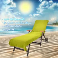 Kinzler Frottier-Liegenbezug Handtuch 78 x 200 cm grün 2