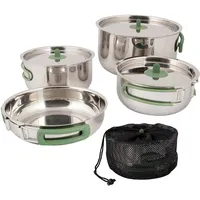 Bo-Camp Urban Outdoor 2100800 Koch Set 4teilig Camping Küche
