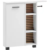 Schildmeyer Nischenschrank Katta weiß matt/Akustikpaneel Optik, 70,7 x 17,0