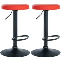 CLP 2er Set Barhocker Ponte Kunstleder I Drehbarer Thekenhocker