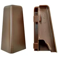 Equipped 1246 Außenecke Nussbaum 58mm