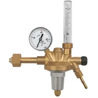 Riegler 101282-489.10 Flaschendruckregler, 200 bar, Argon, Mengenmesser 0-20 l/min,
