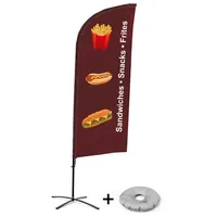 Showdown Displays Standregal Showdown Displays Beachflag Alu Wind Komplett-Set