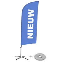 Showdown Displays Standregal Showdown Displays Beachflag Alu Wind Komplett-Set