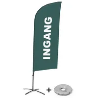 Showdown Displays Beachflag - Komplett-Set - Eingang - Niederländisch