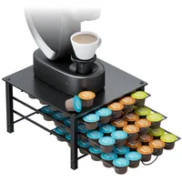 HFHOME Kapselhalter Kompatibel mit Dolce Gusto Kaffeekapseln 90 Kaffeekapseln