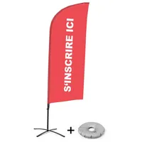 Showdown Displays Standregal Showdown Displays Beachflag Alu Wind Komplett-Set