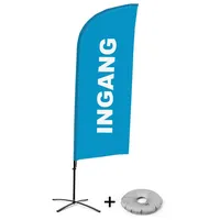 Showdown Displays Standregal Showdown Displays Beachflag - Komplett-Set Eingang