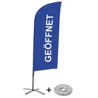 Showdown Displays Standregal Showdown Displays Beachflag Alu Wind Komplett-Set