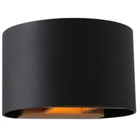 Steinhauer Wandleuchte Lampe Flurleuchte LED indirekte Beleuchtung dimmbar schwarz