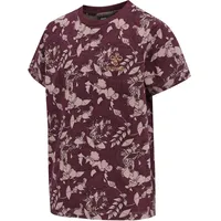 Hummel Hazel Kurzarm-t-shirt - Windsor Wine - 140 cm