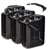 Bw BW® Kraftstoffkanister Metall Benzinkanister 3x 20 Liter mit