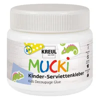 Kreul MUCKI Kinder-Serviettenkleber, transparent, 150ml