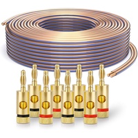 Conecto CC50633 OFC Professional Audio Lautsprecherkabel Ultraflex, Querschnitt 2x4,00mm2