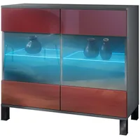 Vladon Kommode Bari V3 (Moderner Küchenschrank, mit 2 großen