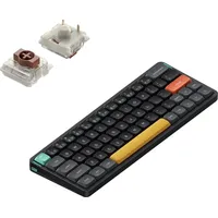 Nuphy Air60 V2 kabellose Mini-Tastatur mit Beleuchtung,Unterstützung QMK/VIA Kompatibel