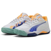Puma Nova Smash Padelschuhe 02 white/vivid blue/heat fire/black 42.5