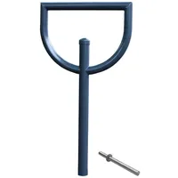 Baumarktplus Fahrradständer Fahrradanlehnbügel 118 x 56 cm Stahl Ø