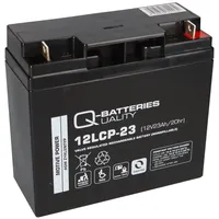 Akkuman Akku 12V 23Ah AGM Blei Batterie Rasenmäher Rasentraktor