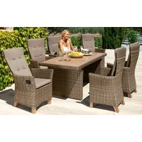 Merxx Garten-Essgruppe Toskana Deluxe braun
