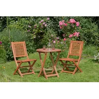 Merxx Garten-Essgruppe »»Cordoba««, (Set, 3 tlg., Geöltes Eukalyptusholz), Tisch