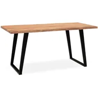 KADIMA DESIGN Schreibtisch Massiv Baumkante | Modern | Gr.: