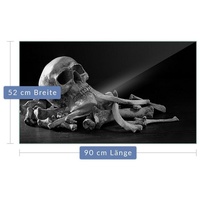 Decorwelt Herd-Abdeckplatte Herdabdeckplatte Abdeckung Ceranfeld Abdeckplatte Schwarz Schneidebret, (1