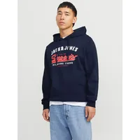 JACK & JONES Male Kapuzenpullover Logo Kapuzenpullover