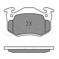 Meyle Bremsbelagsatz, Scheibenbremse
