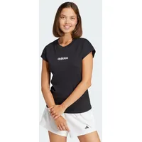 Adidas Essentials Linear Cotton T-Shirt Black / White M