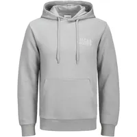 JACK & JONES Corp Logo Kapuzenpullover Ultimate Grey /