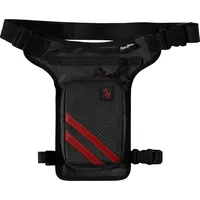 Rusty Stitches Gordon Beintasche - Black / Red -