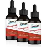 Increase Nimm 3, zahl 2 Aktion Liposomale Ashwagandha Tropfen