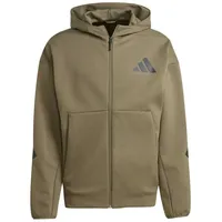 Adidas Z.N.E. Reißverschlusspullover - Olive Strata - XL