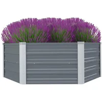 Furnicato Hochbeet 129 x 129 x 46 cm Verzinkter