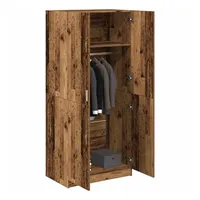 VidaXL Kleiderschrank Altholz-Optik 80x52x180 cm