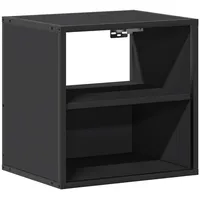 VidaXL Wand-Nachttisch Schwarz 40x31x39,5 cm