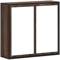 VidaXL Bad-Spiegelschrank Braun Eichen-Optik 65x20x60 cm Holzwerkstoff