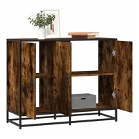 VidaXL Sideboard Räuchereiche 94x35x76 cm Holzwerkstoff