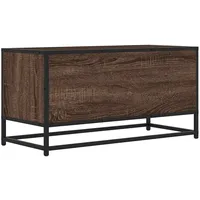 VidaXL TV-Schrank Eichen-Optik 80x34,5x40 cm Holzwerkstoff und Metall