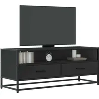 VidaXL TV-Schrank Schwarz 100x34,5x40 cm Holzwerkstoff und Metall