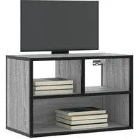 VidaXL TV-Schrank Grau Sonoma 60x31x39,5 cm Holzwerkstoff und Metall