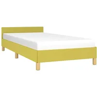 VidaXL Bettgestell mit Kopfteil ohne Matratze Grün 80x200 cm